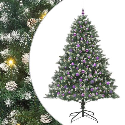 С изкуствено коледно дърво Зелен 210 cm