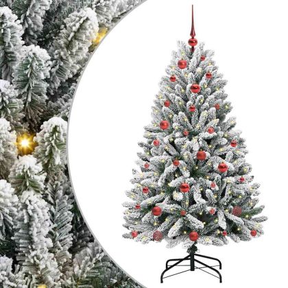 С изкуствено коледно дърво 150 cm 150 LED светодиода Топло бяло