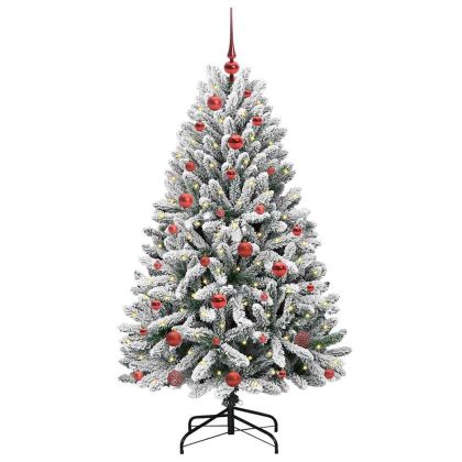 С изкуствено коледно дърво 150 cm 150 LED светодиода Топло бяло