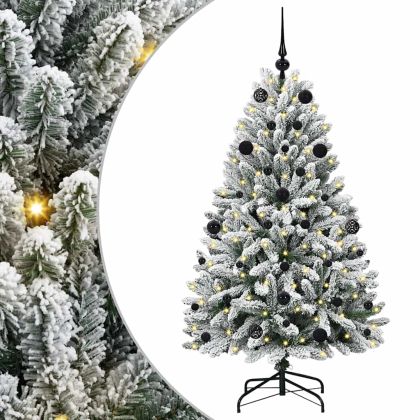 С изкуствено коледно дърво 150 cm 150 LED светодиода Топло бяло