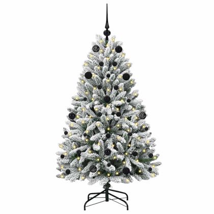 С изкуствено коледно дърво 150 cm 150 LED светодиода Топло бяло