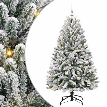 С изкуствено коледно дърво 150 cm 150 LED светодиода Топло бяло