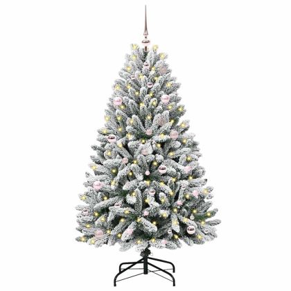 С изкуствено коледно дърво 150 cm 150 LED светодиода Топло бяло
