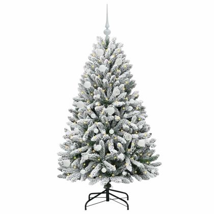 С изкуствено коледно дърво 150 cm 150 LED светодиода Топло бяло
