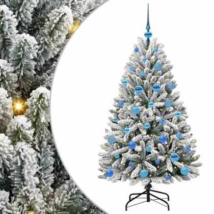 С изкуствено коледно дърво 150 cm 150 LED светодиода Топло бяло