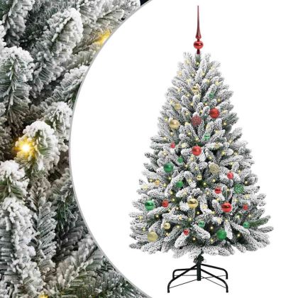 С изкуствено коледно дърво 150 cm 150 LED светодиода Топло бяло