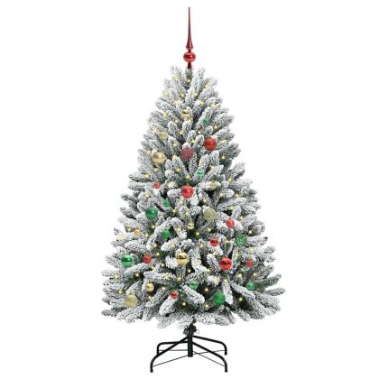 С изкуствено коледно дърво 150 cm 150 LED светодиода Топло бяло
