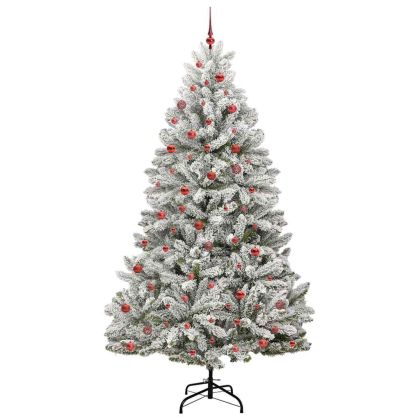С изкуствено коледно дърво 270 cm 300 LED светодиода Топло бяло