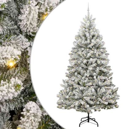С изкуствено коледно дърво 270 cm 300 LED светодиода Топло бяло