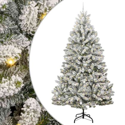 С изкуствено коледно дърво 270 cm 300 LED светодиода Топло бяло