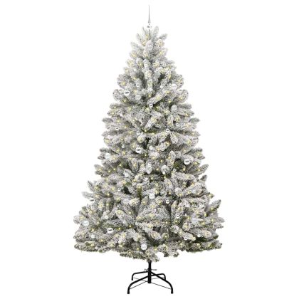 С изкуствено коледно дърво 270 cm 300 LED светодиода Топло бяло