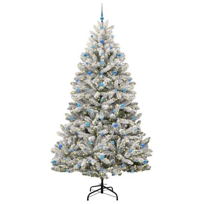 С изкуствено коледно дърво 270 cm 300 LED светодиода Топло бяло