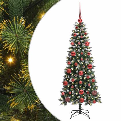 С изкуствено коледно дърво Зелено 150 cm