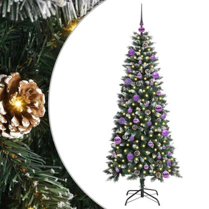 С изкуствено коледно дърво Зелено 150 cm