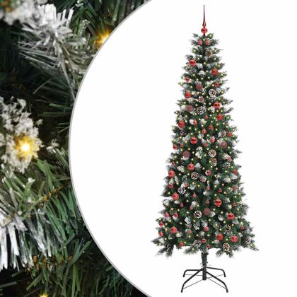 С изкуствено коледно дърво Зелено 210 cm