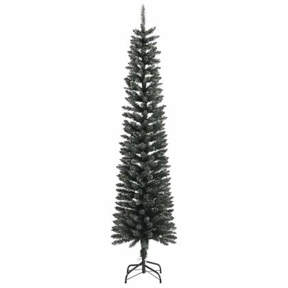 С изкуствено коледно дърво с 300 LED светодиода Зелен 210 cm