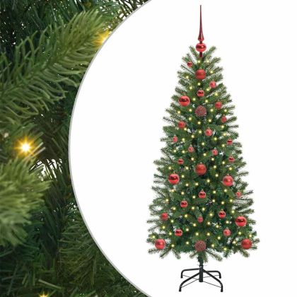 С изкуствено коледно дърво Зелен 120 cm PE и PVC
