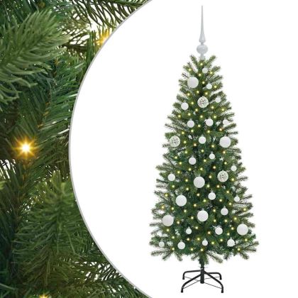 С изкуствено коледно дърво Зелен 120 cm PE и PVC