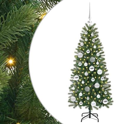 С изкуствено коледно дърво Зелен 120 cm PE и PVC