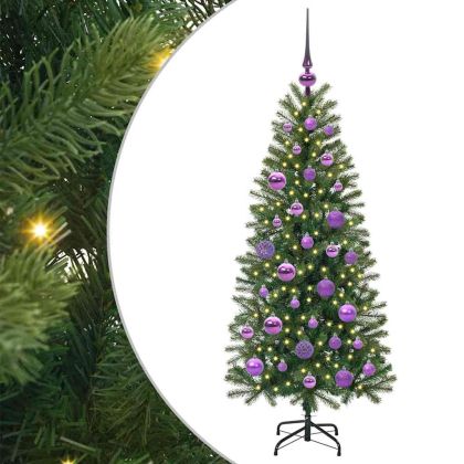 С изкуствено коледно дърво Зелен 120 cm PE и PVC