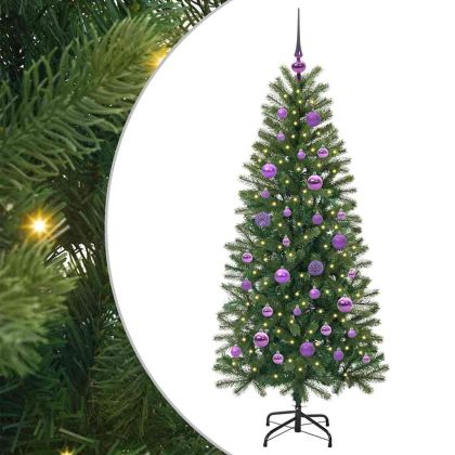 С изкуствено коледно дърво Зелен 150 cm PE и PVC