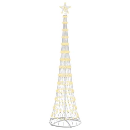LED Коледна Елха Топло бяло 250 cm Метал