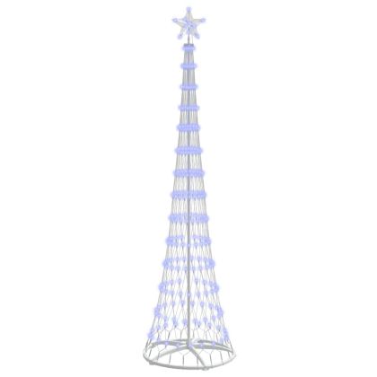 LED Коледна Елха Синьо 250 cm Метал