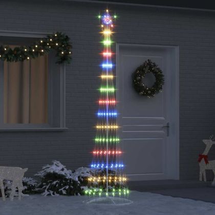 LED Коледна Елха Многоцветен 250 cm Метал