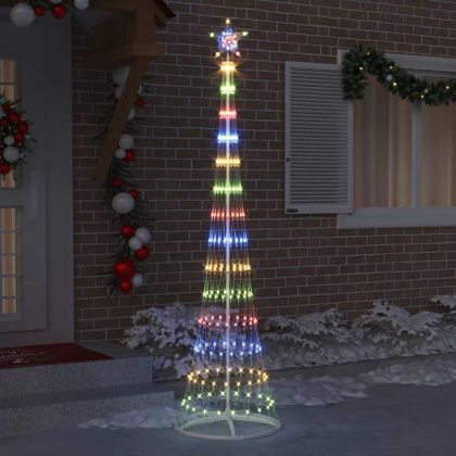 LED Коледна Елха Многоцветен 250 cm Метал