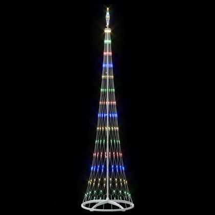 LED Коледна Елха Многоцветен 250 cm Метал
