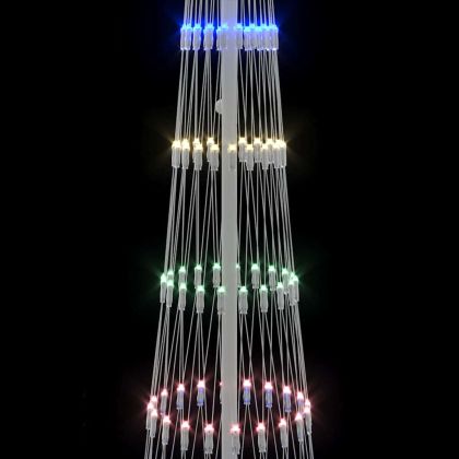 LED Коледна Елха Многоцветен 250 cm Метал