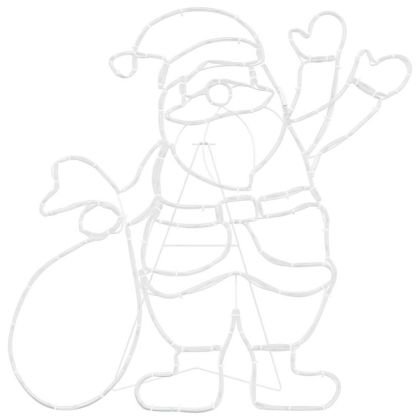 Светлина Дядо Коледа Многоцветен 58.5 x 60 x 1.3 см Желязо