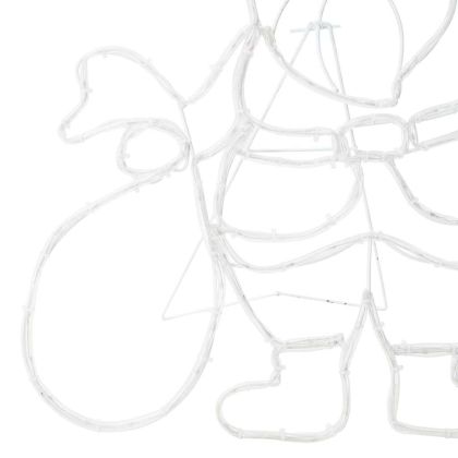 Светлина Дядо Коледа Многоцветен 58.5 x 60 x 1.3 см Желязо