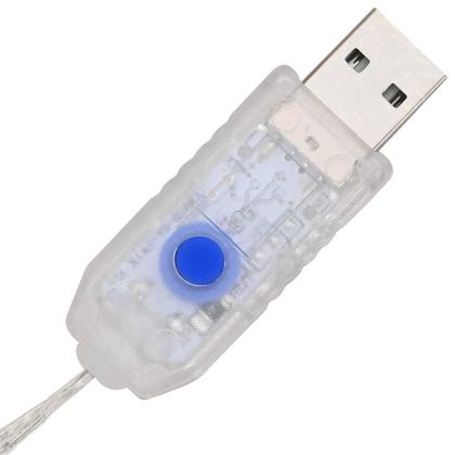 Венец с 60 LED светодиода Синьо 76 x 76 x 8,5 см Акрил