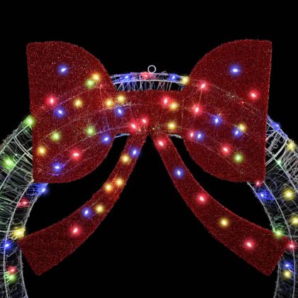 Венец с 60 LED светодиода Многоцветен 76 x 76 x 8,5 см Акрил