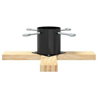 Статив за коледно дърво 1.73 Черно 50 x 50 x 16 cm