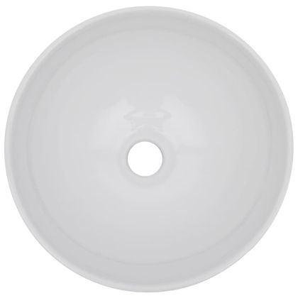 Комплект мебели за баня от две части, керамика, дъб