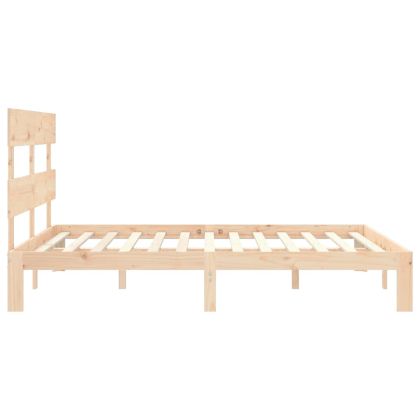Рамка за легло с табла King Size масивно дърво
