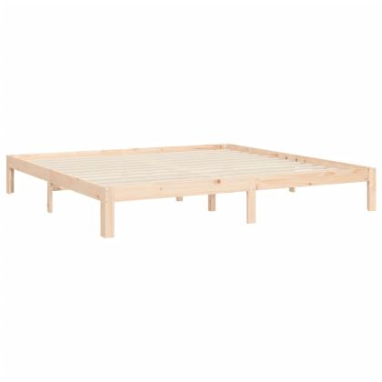 Рамка за легло с табла King Size масивно дърво