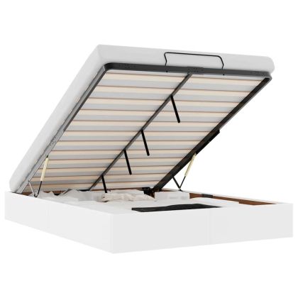 Османска рамка за легло без матрак, 140x190 см, изкуствена кожа