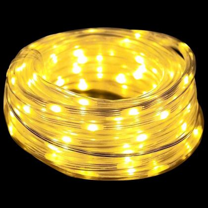 Светещо въже с 480 LED светодиода Топло бяло 20 m ПВЦ