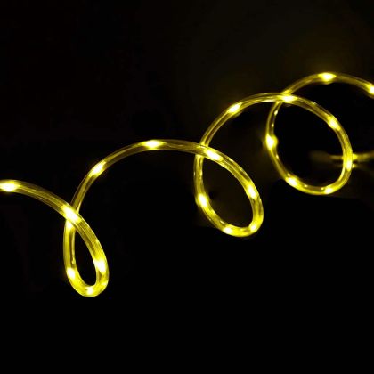 Светещо въже с 480 LED светодиода Топло бяло 20 m ПВЦ
