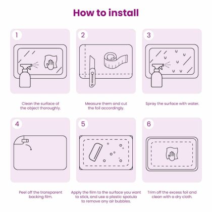 Самозалепващо фолио за прозорци Матирани ивици 90 x 2000 см ПВЦ