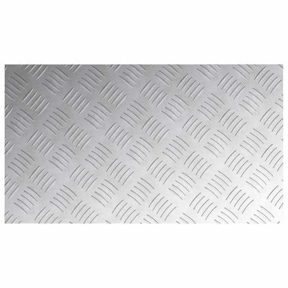 Стъпало Правоъгълна 4 pcs Сребрист 70 x 40 cm Алуминий