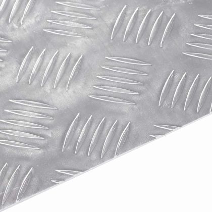 Стъпало Правоъгълна 2 pcs Сребрист 70 x 40 cm Алуминий