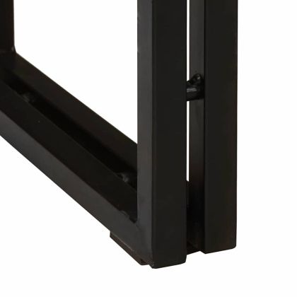 Конзолна маса Кафяво 160 x 33 x 75 см Солидно акациево дърво