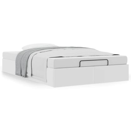 Османска рамка за легло без матрак, 120x200 см, изкуствена кожа