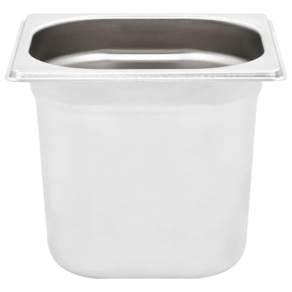 Гастронорм контейнери 8 бр GN 1/6 150 мм неръждаема стомана