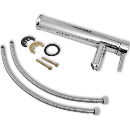 комплект мебели за баня от 9 части с мивки и смесители, бежови