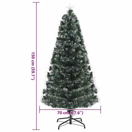 С изкуствено коледно дърво Зелен 150 cm ПВЦ